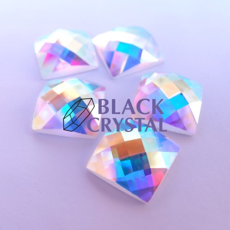 KAMIENIE SZKLANE KWADRAT CRYSTAL, SEW ON STONES