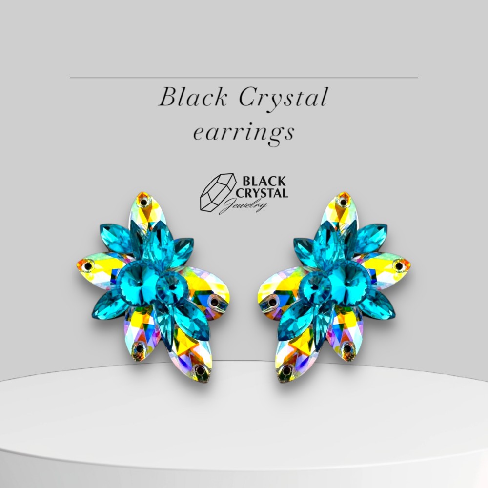 CRYSTAL AB EARRINGS