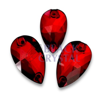 KAMIENIE OZDOBNE DO PRZYSZYWANIA CZERWONE