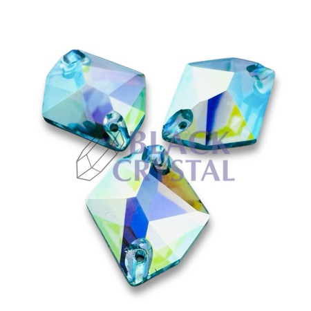 Błękitne kryształki do przyszywania