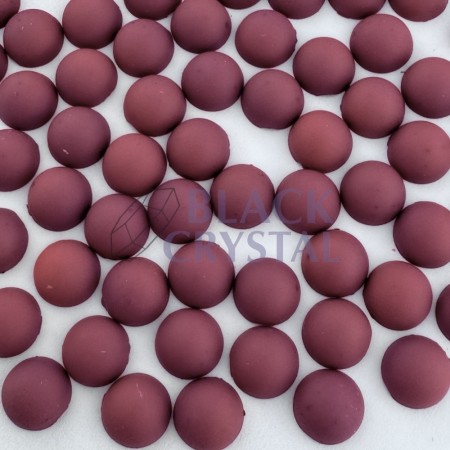PÓŁPERŁY MATOWE 8mm WINE /...