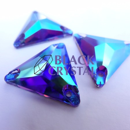 TRÓJKĄT - 16mm - 1szt. Szklane CRYSTAL AB / nr. 243b