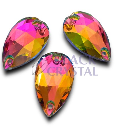 KAMIENIE SZKLANE ŁEZKA VIRTUAL MEDIUM, SEW ON CRYSTALS