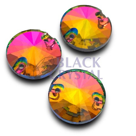 SZKLANE KAMIENIE OKRĄGŁE VIRTUAL MEDIUM, SEW ON STONES