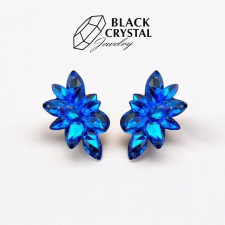 KOLCZYKI / KLIPSY -  SAPPHIRE