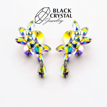 BALLROOM EARRINGS CRYSTAL AB