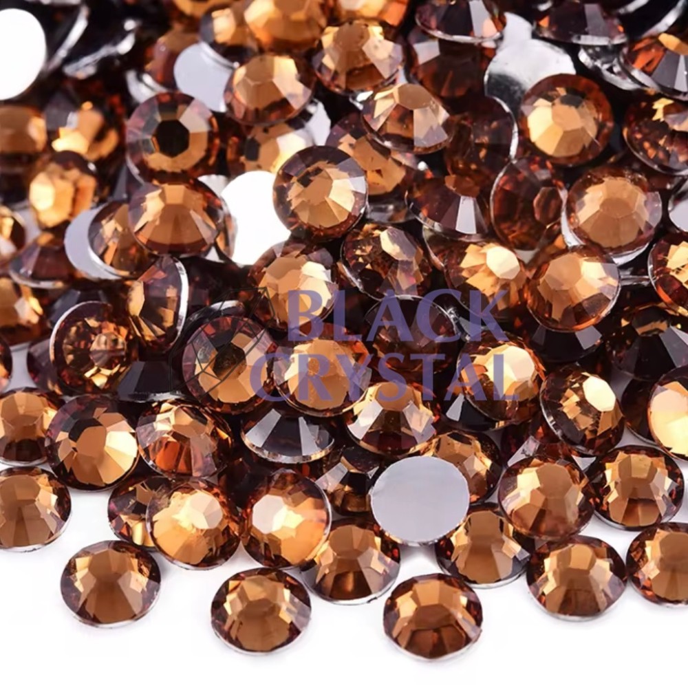 YELLOW COFFEE RHINESTONES