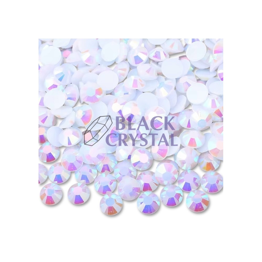 WHITE AB RHINESTONES