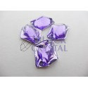 COSMIC - 13x17mm - 10szt. Żywiczne LIGHT TANZANITE / nr. 604