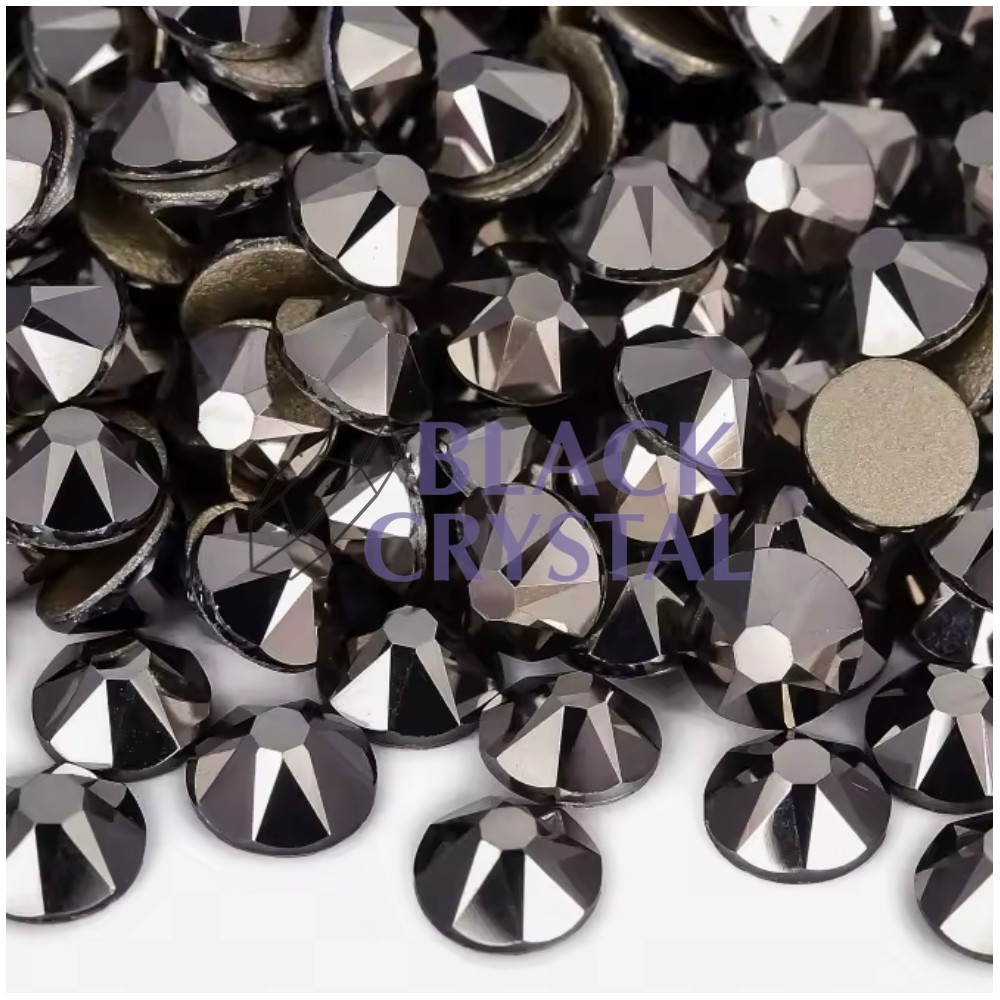 CYRKONIE JET HEMATITE CZARNE METALICZNE