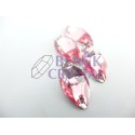 OCZKO MAŁE - 6x12mm - 30szt. Żywiczne LIGHT ROSE nr.  411