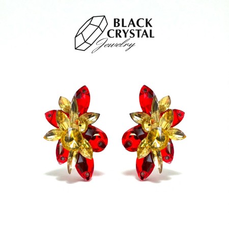 Ballroom dance earrings