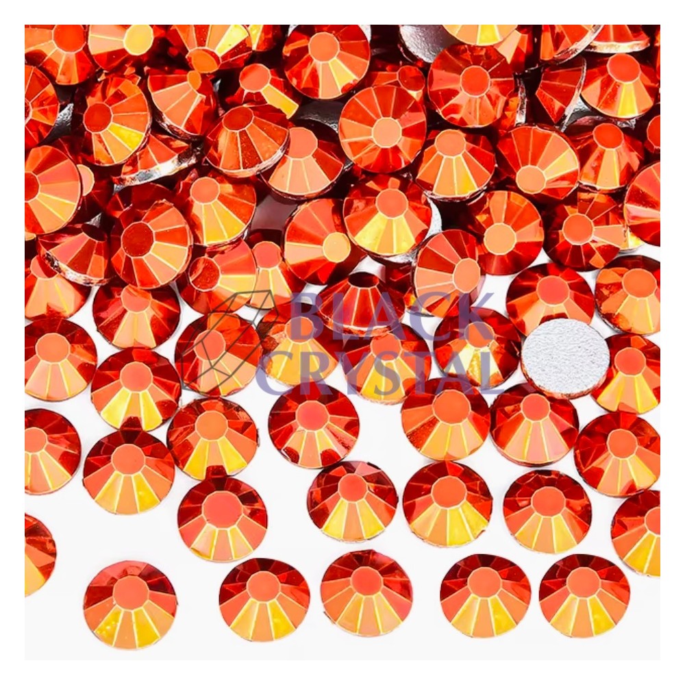 POMARAŃCZOWE CYRKONIE BLACK CRYSTAL