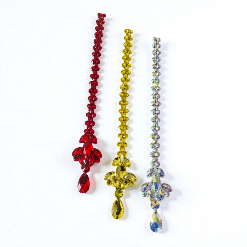 PASEK OZDOBNY Z ŁEZKĄ / KOLOR DO WYBORU