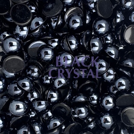 CZARNE PERŁY DO PRZYKLEJANIA