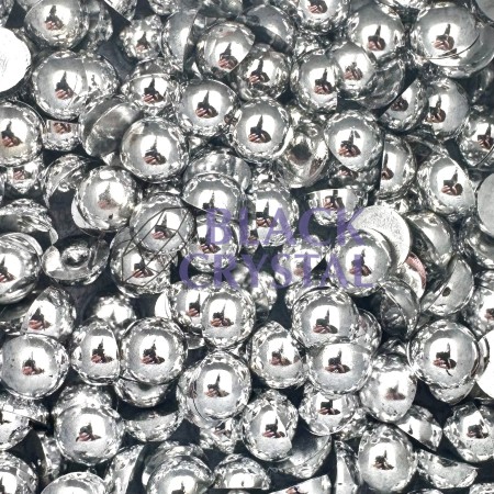 SREBRNE PERŁY DO PRZYKLEJANIA DO STROJÓW TANECZNYCH