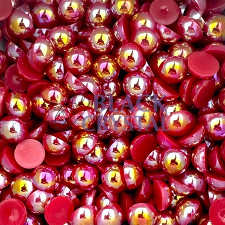 CZERWONE PERŁY DO PRZYKLEJANIA