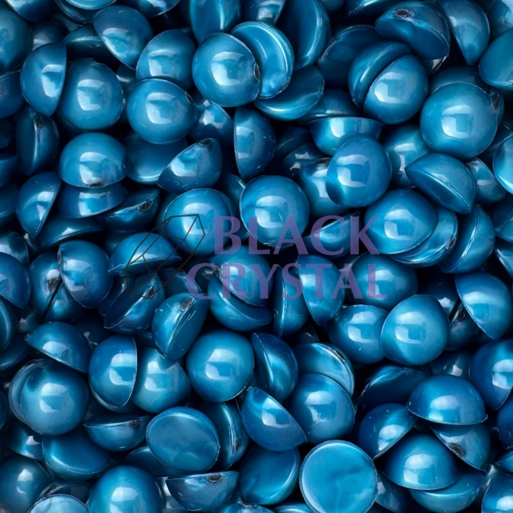 PÓŁPERŁY PEACOCK BLUE SHINE 8mm / nr. 1970