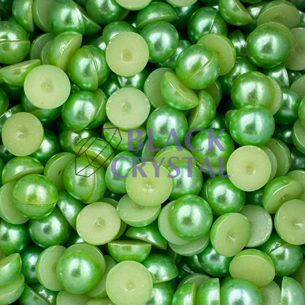 ZIELONE PERŁY DO PRZYKLEJANIA BLACK CRYSTAL