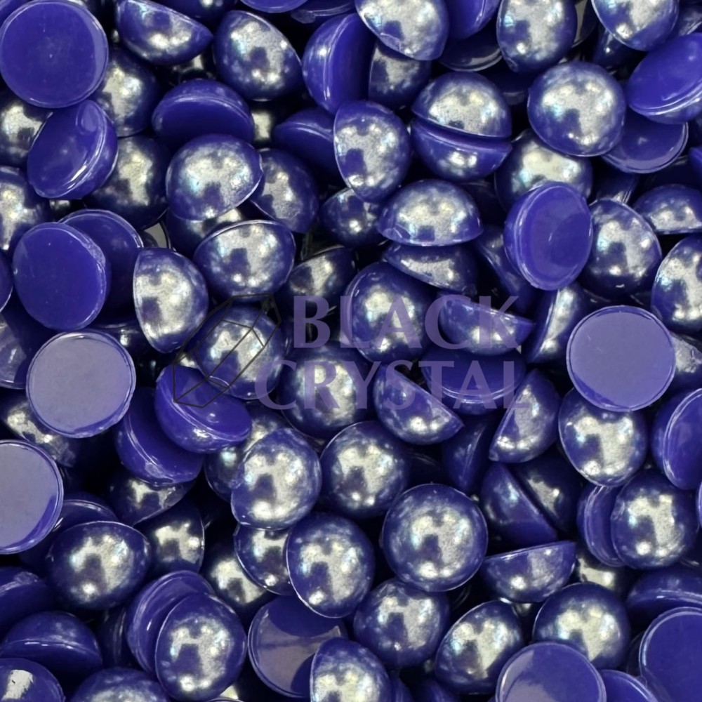 PÓŁPERŁY COBALT SATYNOWE 10mm / nr. 956