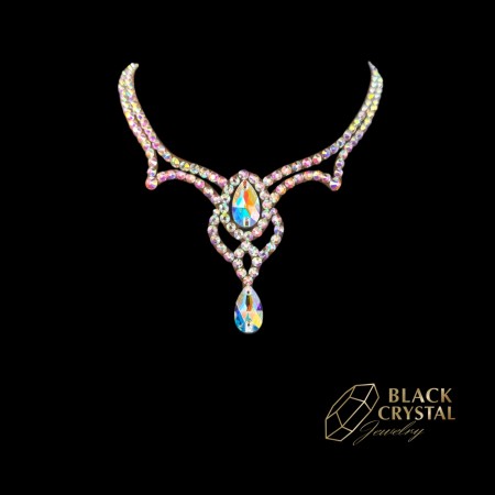 NASZYJNIK DO TAŃCA BALLROOM, BIŻUTERIA TANECZNA