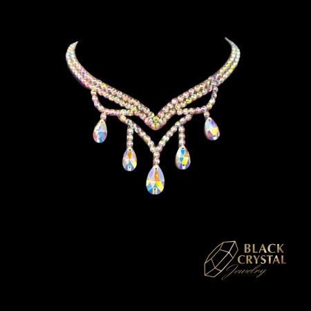 AURORA DROP BALLROOM DANCE NECKLACE