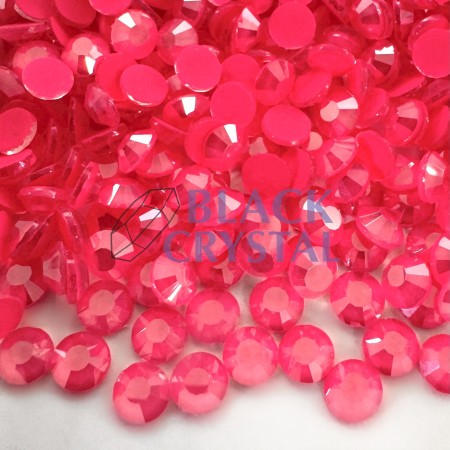 Cyrkonie szklane do przyklejania w kolorze watermelon. CYRKONIE BLACK CRYSTAL