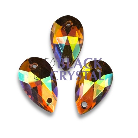 KAMIENIE DO PRZYSZYWANIA ŁEZKA TOPAZ AB, SEW ON STONES