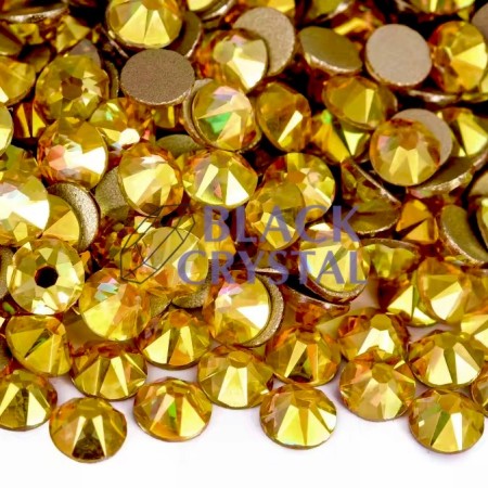 ZŁOTE CYRKONIE DO NAKLEJANIA BLACK CRYSTAL