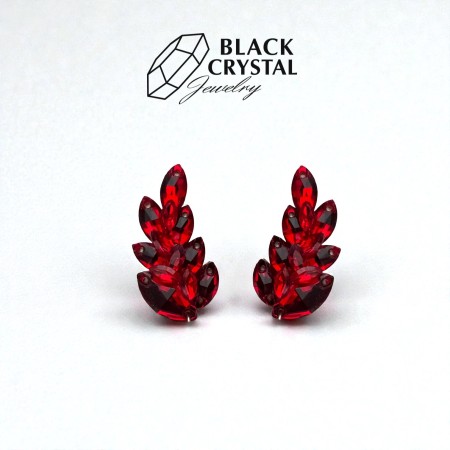 CZERWONE KOLCZYKI DO TAŃCA