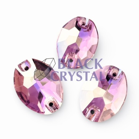 RÓŻOWE KRYSZTAŁKI SZKLANE DO NAKLEJANIA