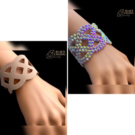 BAZA DO TWORZENIA BIŻUTERII DO TAŃCA Z CYRKONII