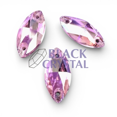 RÓŻOWE KRYSZTAŁKI SZKLANE DO NAKLEJANIA