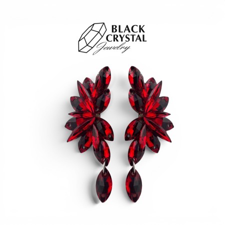 CZERWONE KOLCZYKI DO TAŃCA