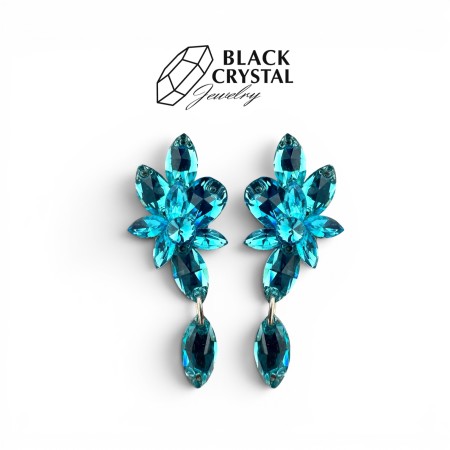 EARRINGS FOR DANCERS AQUAMARINE