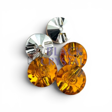 TOPAZ  GUZIKI BLACK CRYSTAL