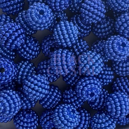 NIEBIESKIE PEREŁKI BUBBLE DO NASZYWANIA NA STROJE TANECZNE I REWIOWE