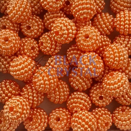 POMARAŃCZOWE PEREŁKI BUBBLE DO NASZYWANIA NA STROJE TANECZNE I REWIOWE