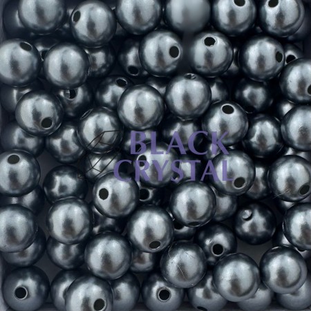 PERŁY JET HEMATITE 6mm /...