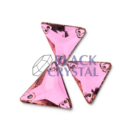 RÓŻOWE KRYSZTAŁKI OZDOBNE DO NASZYWANIA I NAKLEJNIA