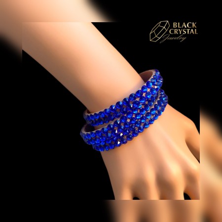 Zobacz większe Bransoletka - WZÓR 27 / SAPPHIRE / 3 szt. / nr. 207c