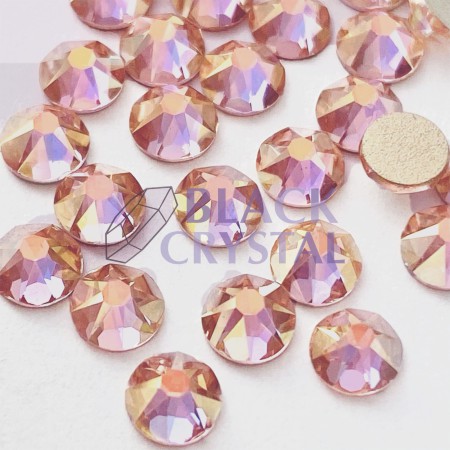 CYRKONIE CHAMPAGNE AB SS16 RHINESTONES BLSCK CRYSTAL