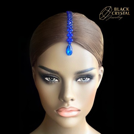 PASEK OZDOBNY Z ŁEZKĄ / SAPPHIRE