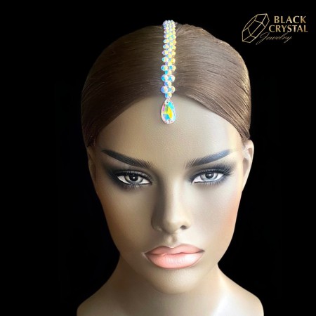 PASEK OZDOBNY Z ŁEZKĄ / CRYSTAL AB