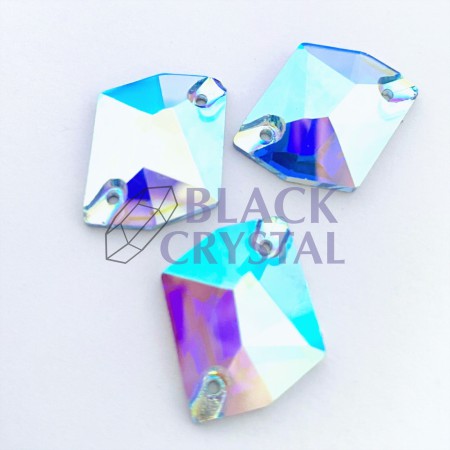 COSMIC - 13x17mm - 1szt. Szklane AQUAMARNE AB / nr.257b