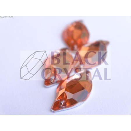 KSZTAŁT LIŚCIA - 9x20mm - 10szt. Żywiczne OLD GOLD  / nr. 303