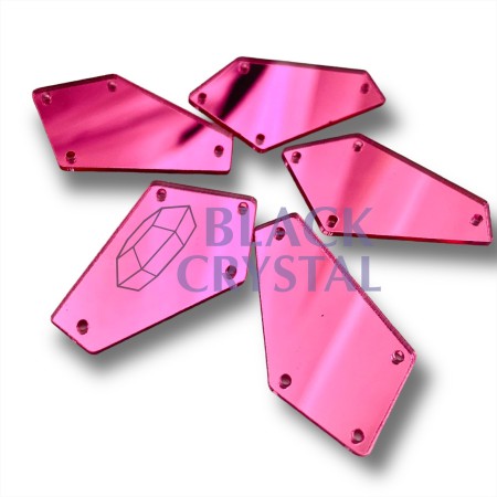 LUSTERKO ROSE, SEW ON MIRROR