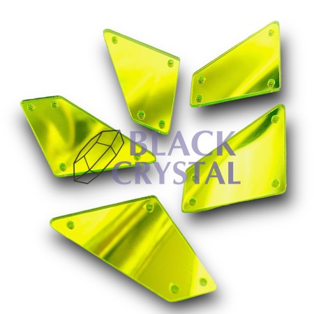 LUSTERKO TROPIC LIME, SEW ON MIRROR