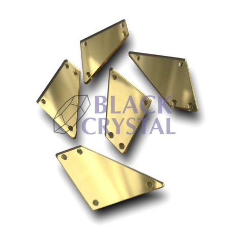 LUSTERKO GOLD, SEW ON MIRROR