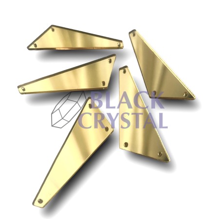 LUSTERKO GOLD, SEW ON MIRROR